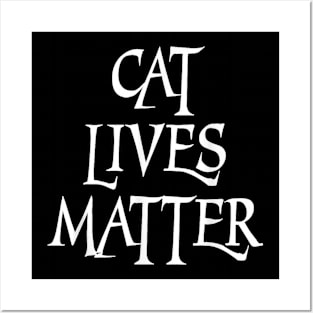 Cat Lives Matter Animal Gifts Cats Posters and Art